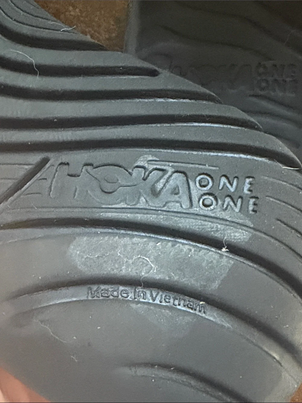 Hoka One One Men's Black Slip-On Sandal Slides